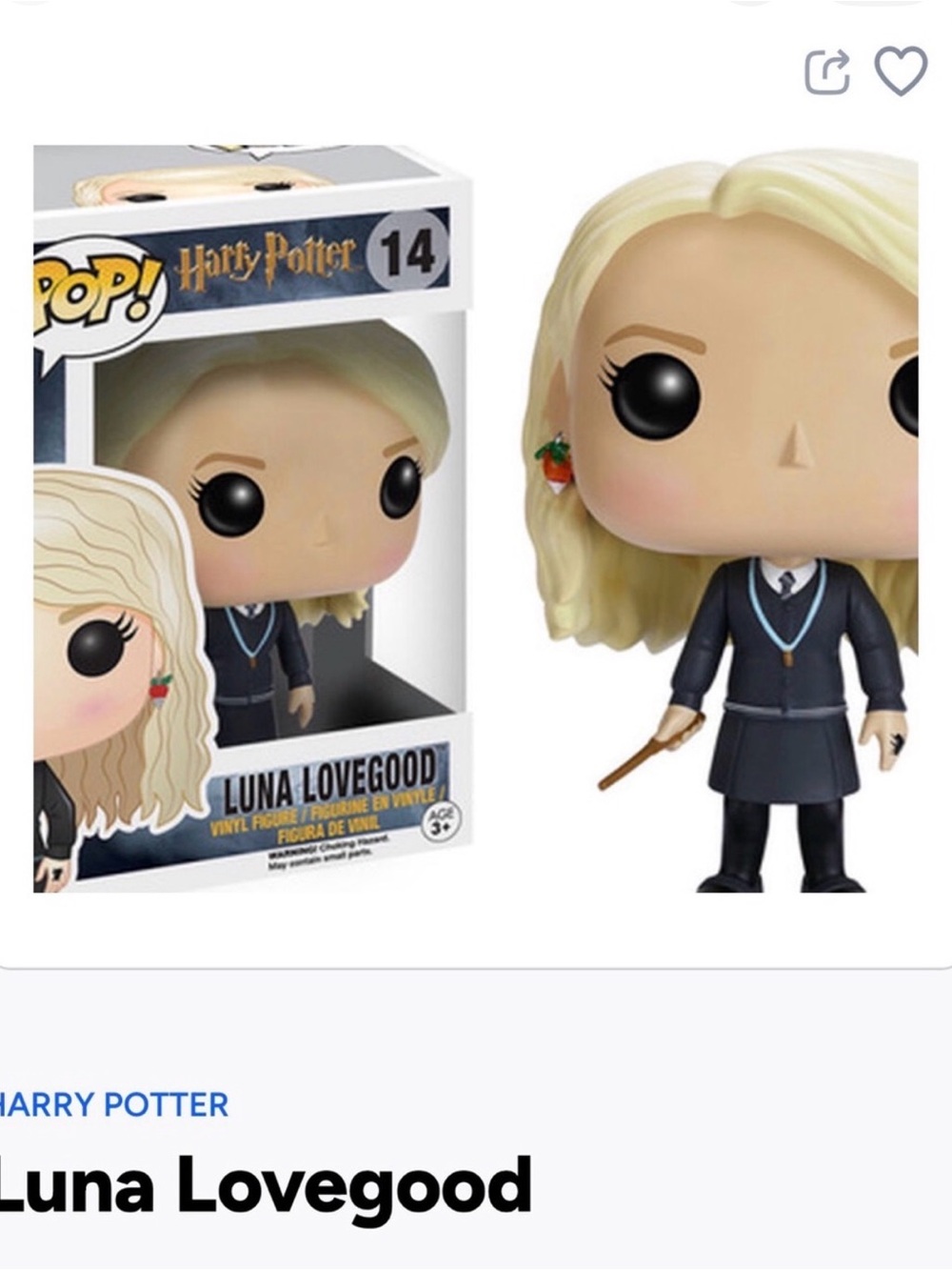Funko Pop- Harry Potter- Luna Lovegood- 14